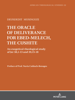 cover image of The oracle of deliverance for Ebed-Melech, the cushite